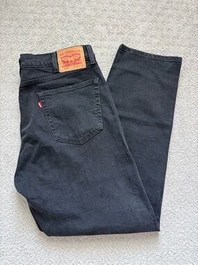 Levi's Men's Black Straight-Leg Jeans